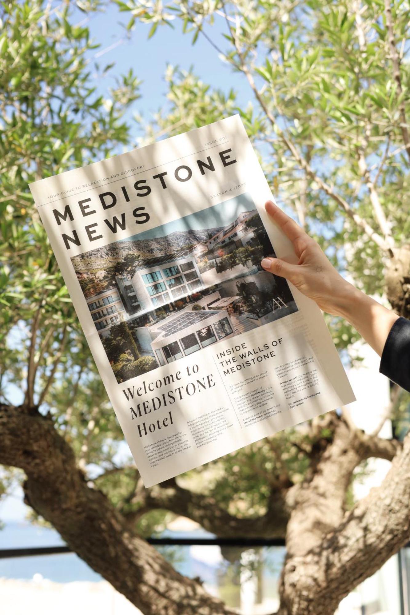 Hotel Medistone Omiš Esterno foto